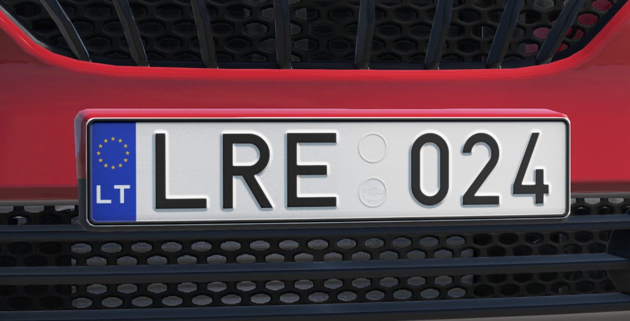 Lithuanian License plates